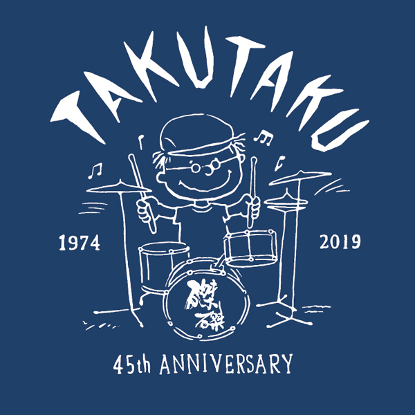 磔磔45周年記念 】 イラストTシャツ 《発送：6月中旬予定》