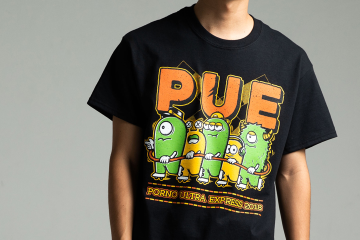 ポルノ超特急2018 事後通販 】 電車ごっこTシャツ （2月上旬発送
