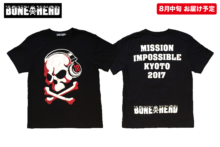 京都大作戦2017 事後通販 】BONE HEAD × 京都大作戦2017 T-sh