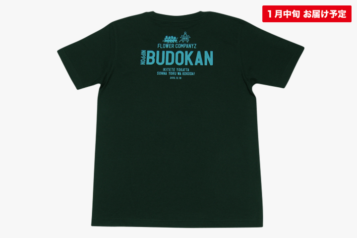 フラカン武道館に立つTシャツ
