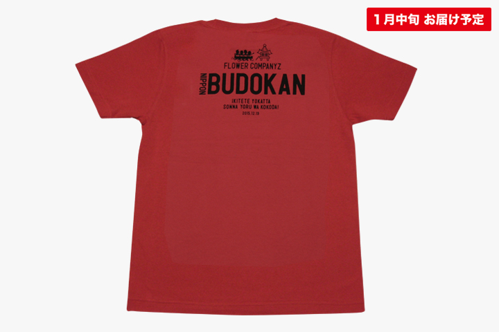フラカン武道館に立つTシャツ